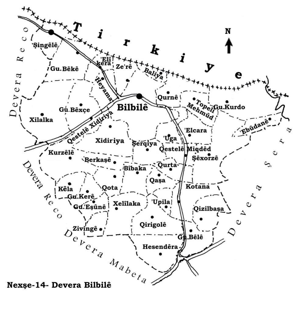 Map of Bilbile